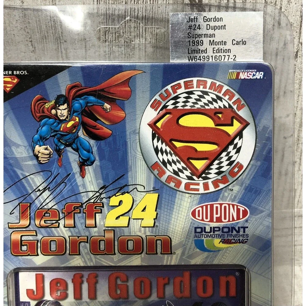 Lot Of 2 Action 1999 Lifetime/LE Series Jeff Gordon Superman #24 1:64 NIB